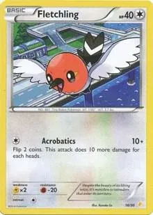 Carte Pokémon Passerouge 016/030, extension XY Kit du dresseur (Pikachu Libre)