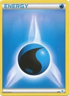 Carte Pokémon Énergie Eau 008/030, extension XY Kit du dresseur (Suicune)
