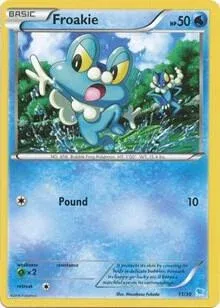 Carte Pokémon Grenousse 011/030, extension XY Kit du dresseur (Suicune)