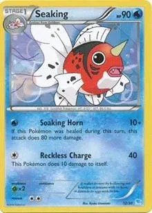 Carte Pokémon Poissoroy 025/030, extension XY Kit du dresseur (Suicune)
