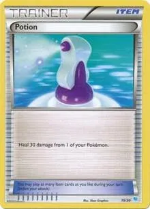 Carte Pokémon Potion 015/030, extension XY Kit du dresseur (Suicune)
