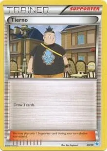Carte Pokémon Tierno 029/030, extension XY Kit du dresseur (Suicune)