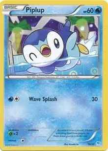 Carte Pokémon Tiplouf 016/030, extension XY Kit du dresseur (Suicune)