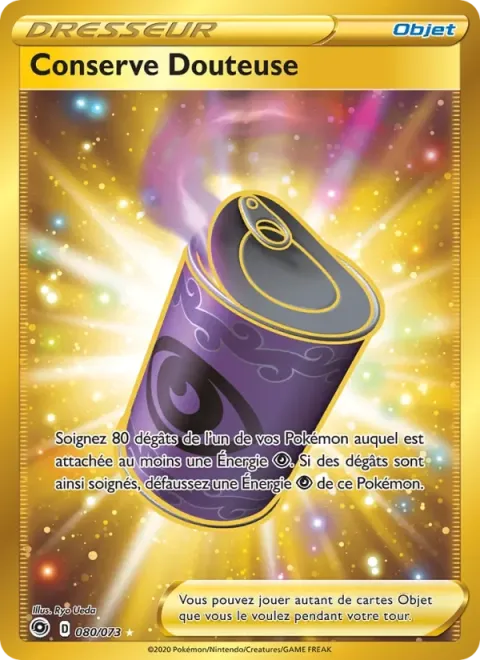 Carte Pokémon Conserve Douteuse 080/073, extension La Voie du Maître