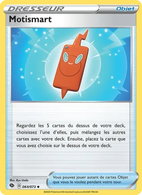 Carte Pokémon Motismart 064/073, extension La Voie du Maître