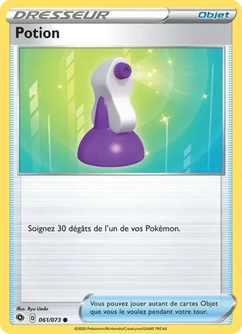 Carte Pokémon Potion 061/073, extension La Voie du Maître