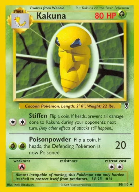 Carte Pokémon Coconfort 050/110, extension Legendary Collection (sortie anglaise)