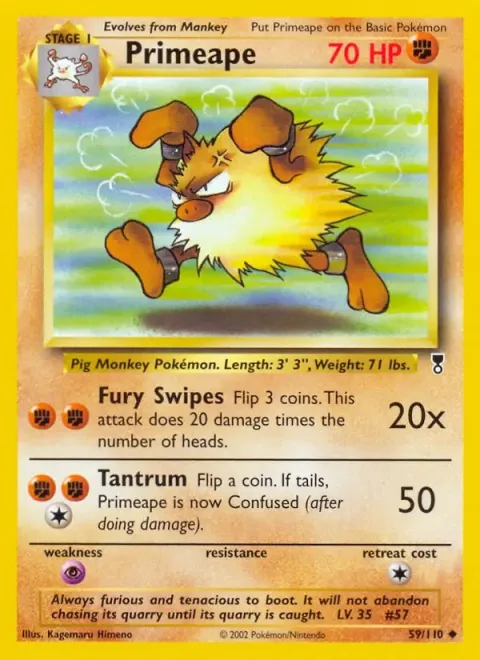 Carte Pokémon Colossinge 059/110, extension Legendary Collection (sortie anglaise)