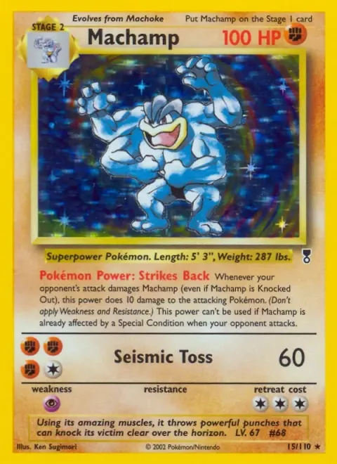 Carte Pokémon Mackogneur 015/110, extension Legendary Collection (sortie anglaise)