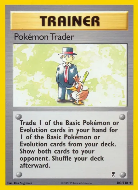 Carte Pokémon Marchand de Pokémon 103/110, extension Legendary Collection (sortie anglaise)