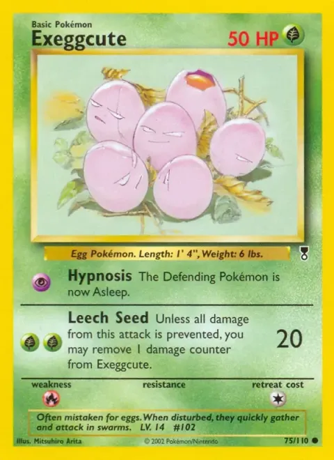 Carte Pokémon Nœufnœuf 075/110, extension Legendary Collection (sortie anglaise)