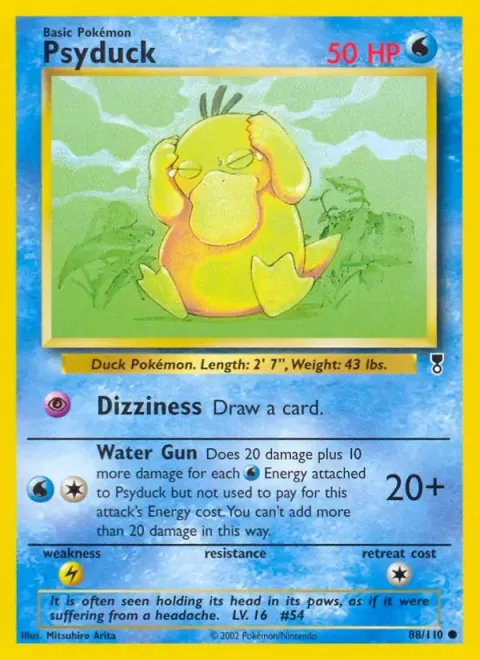 Carte Pokémon Psykokwak 088/110, extension Legendary Collection (sortie anglaise)