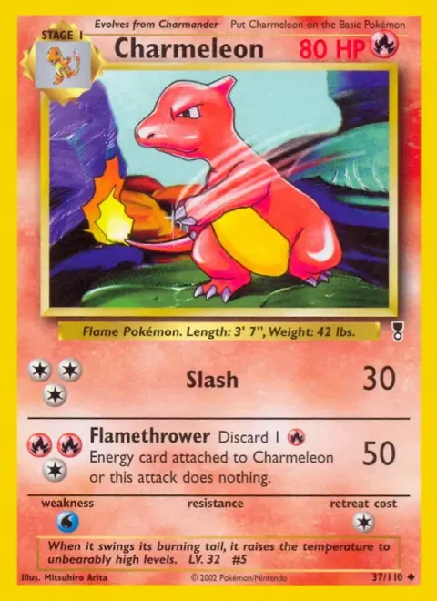 Carte Pokémon Reptincel 037/110, extension Legendary Collection (sortie anglaise)