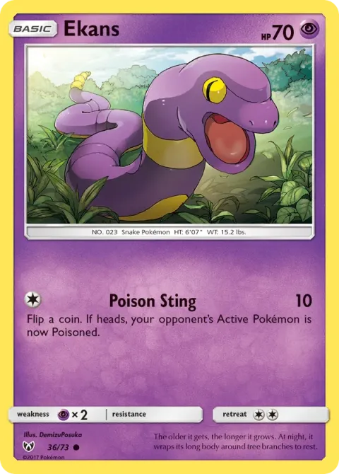 Carte Pokémon Abo 036/073, extension Légendes Brillantes
