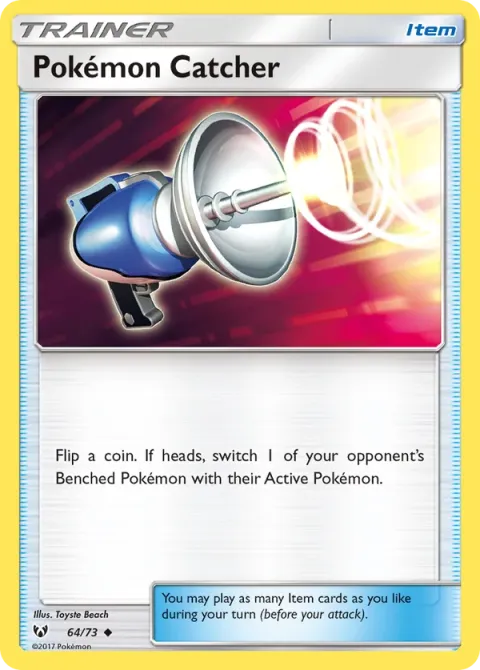 Carte Pokémon Attrape-Pokémon 064/073, extension Légendes Brillantes