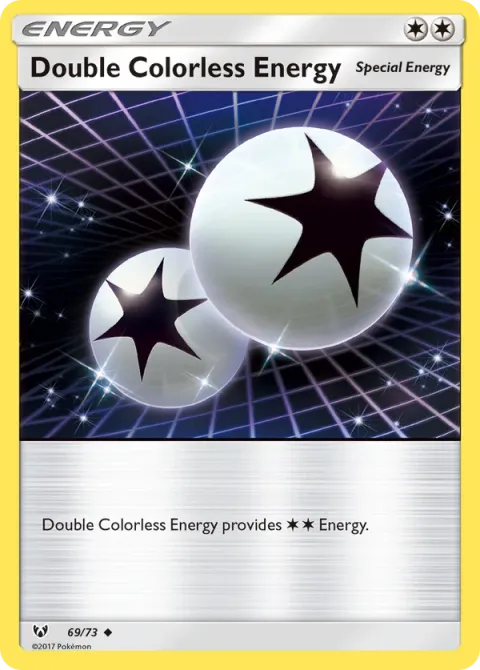 Carte Pokémon Double Énergie Incolore 069/073, extension Légendes Brillantes