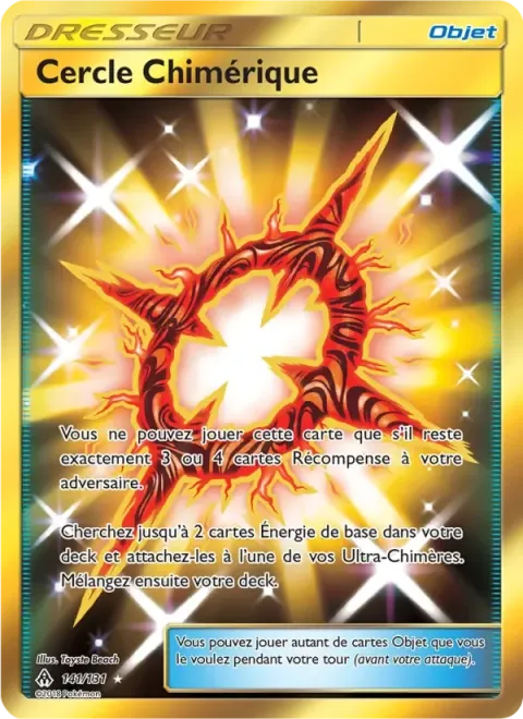 Carte Pokémon Cercle Chimérique 141/131, extension Lumière Interdite