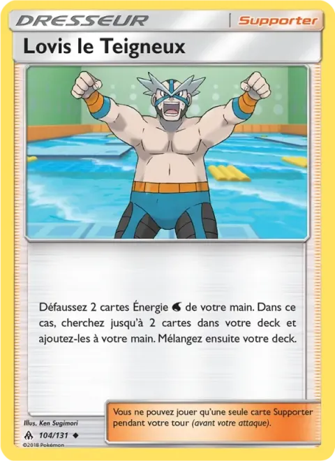 Carte Pokémon Lovis le Teigneux 104/131, extension Lumière Interdite
