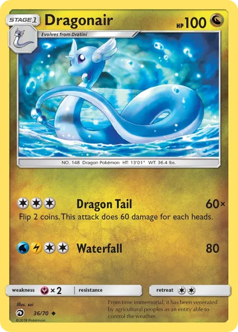Carte Pokémon Draco 036/070, extension Majesté Des Dragons