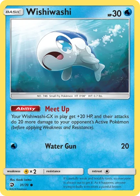 Carte Pokémon Froussardine 031/070, extension Majesté Des Dragons