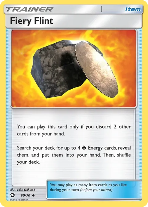 Carte Pokémon Silex Ardent 060/070, extension Majesté Des Dragons