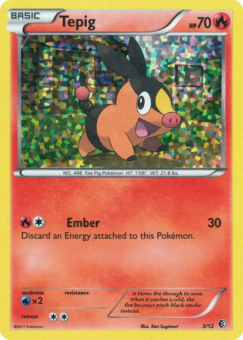 Carte Pokémon Gruikui 003/012, extension Collection McDonald's 2011