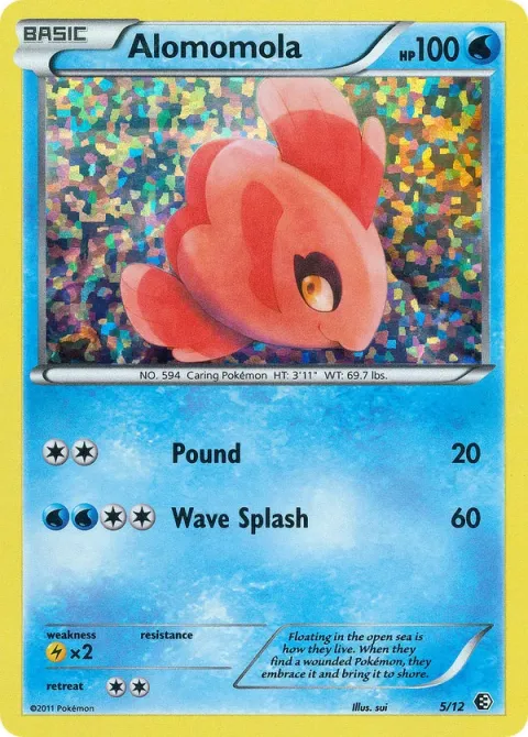 Carte Pokémon Mamanbo 005/012, extension Collection McDonald's 2011