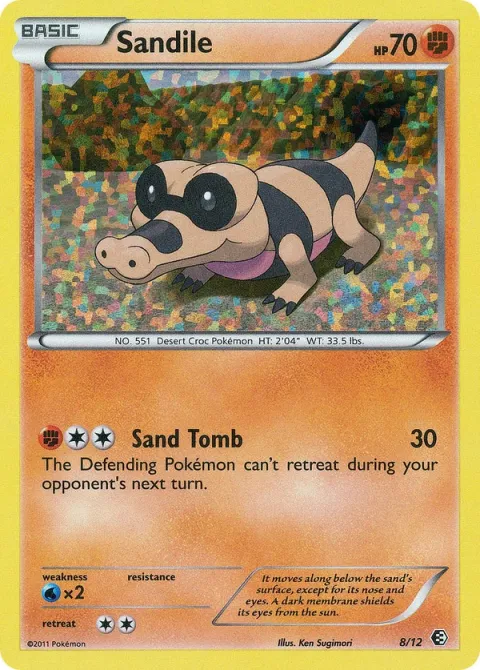 Carte Pokémon Mascaïman 008/012, extension Collection McDonald's 2011