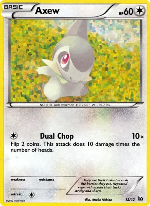 Carte Pokémon Coupenotte 012/012, extension Collection McDonald's 2012