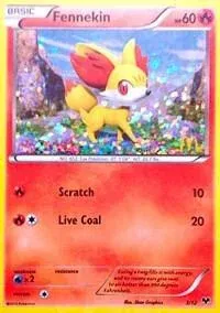 Carte Pokémon Feunnec 003/012, extension Collection McDonald's 2014