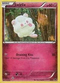 Carte Pokémon Sucroquin 009/012, extension Collection McDonald's 2014