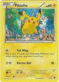 Carte Pokémon Pikachu 006/012, extension Collection McDonald's 2015