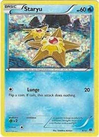 Carte Pokémon Stari 004/012, extension Collection McDonald's 2015