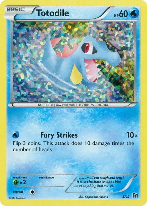 Carte Pokémon Kaiminus 005/012, extension Collection McDonald's 2016