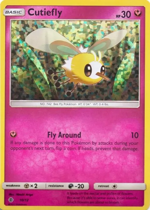 Carte Pokémon Bombydou 010/012, extension Collection McDonald's 2017