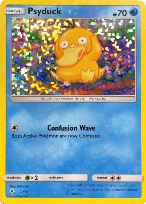 Carte Pokémon Psykokwak 010/040, extension Collection McDonald's 2018