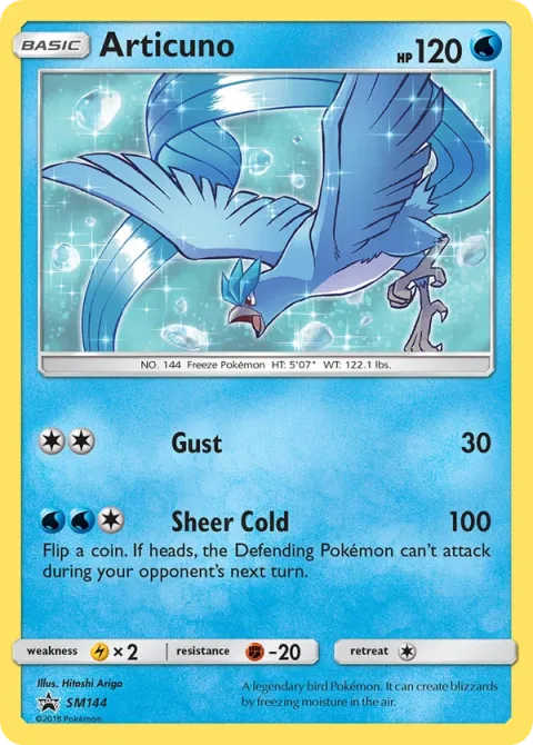 Carte Pokémon Artikodin 019/040, extension Collection McDonald's 2019