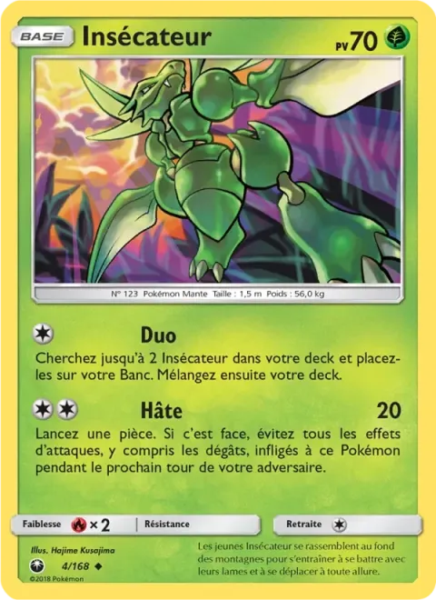 Carte Pokémon Insécateur 007/040, extension Collection McDonald's 2019