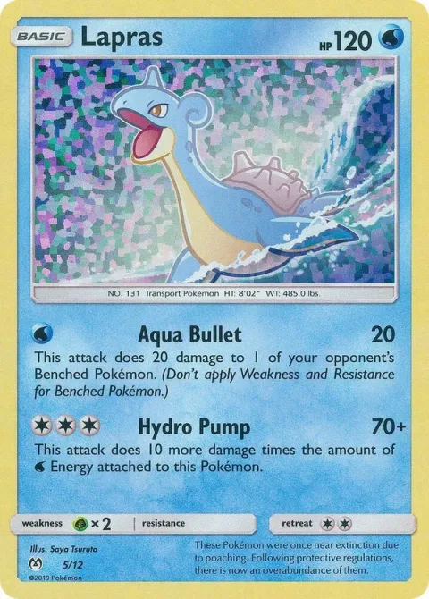 Carte Pokémon Lokhlass 018/040, extension Collection McDonald's 2019