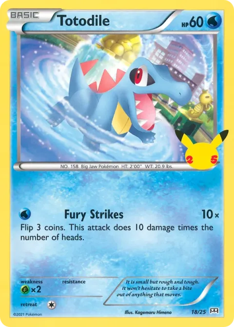 Carte Pokémon Kaiminus 018/025, extension Collection McDonald's 2021