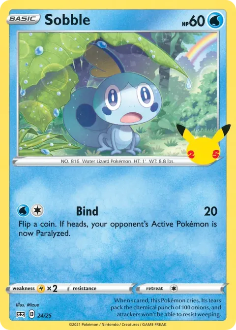 Carte Pokémon Larméléon 024/025, extension Collection McDonald's 2021