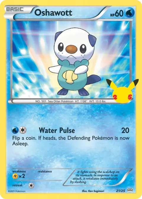 Carte Pokémon Moustillon 021/025, extension Collection McDonald's 2021