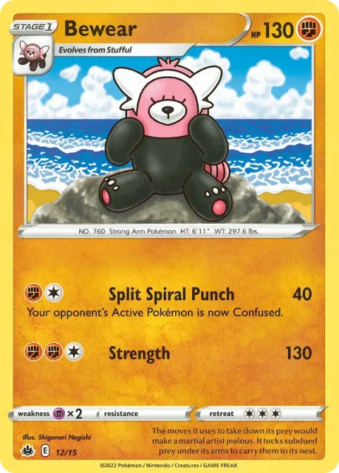 Carte Pokémon Chelours 012/015, extension Collection McDonald's 2022