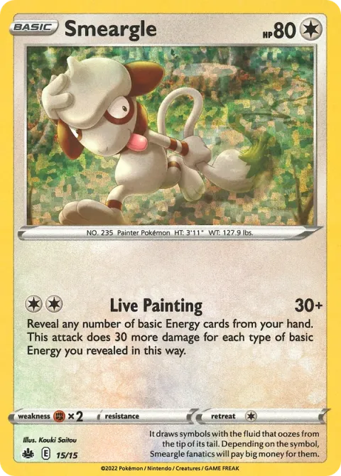 Carte Pokémon Queulorior 015/015, extension Collection McDonald's 2022