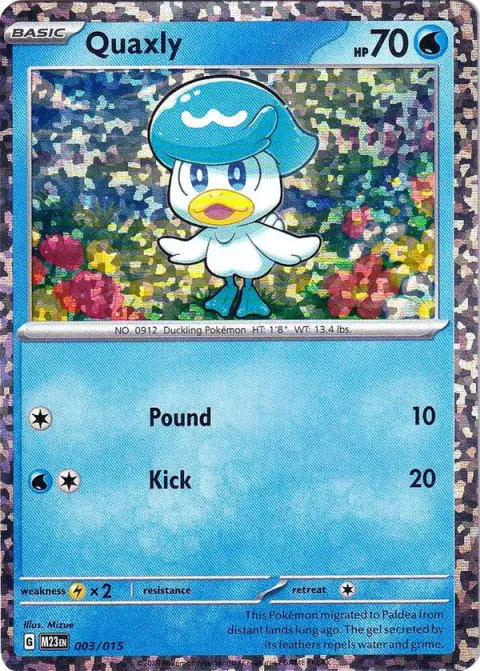 Carte Pokémon Coiffeton 003/015, extension Collection McDonald's 2023