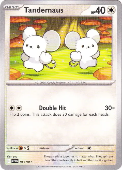 Carte Pokémon Compagnol 013/015, extension Collection McDonald's 2023