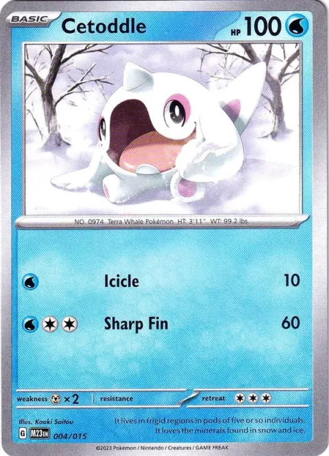 Carte Pokémon Piétacé 004/015, extension Collection McDonald's 2023