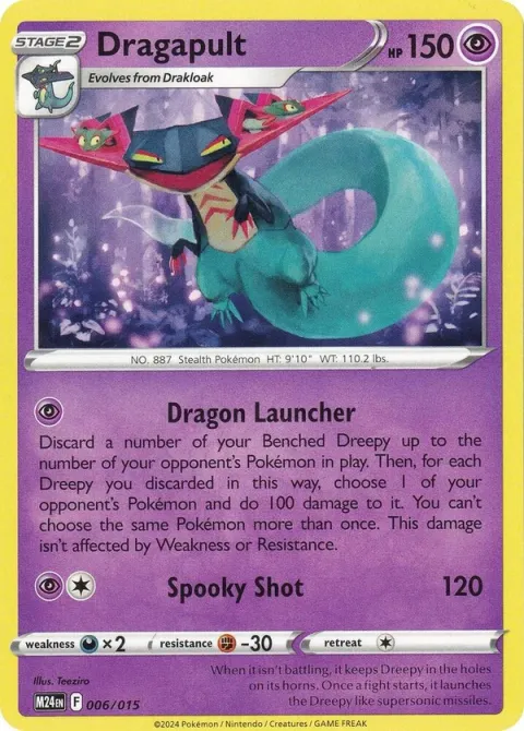Carte Pokémon Lanssorien 006/015, extension Collection McDonald's 2024