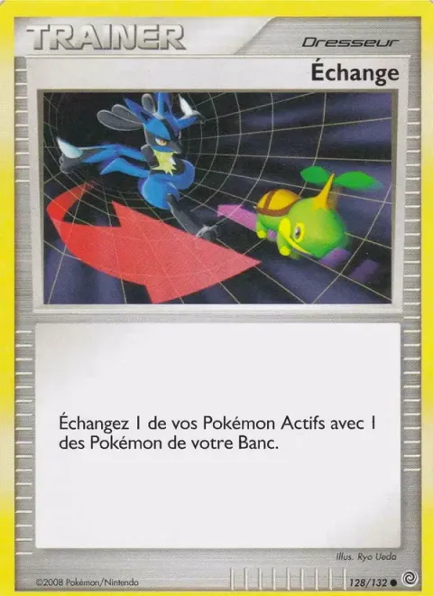 Carte Pokémon Échange 128/132, extension Merveilles Secrètes