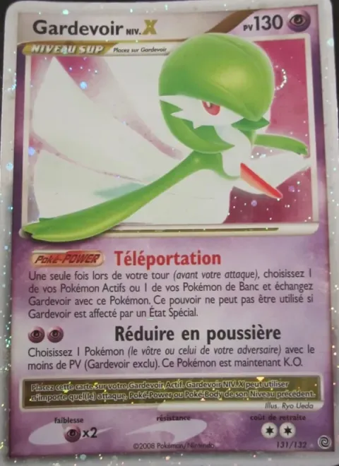 Carte Pokémon Gardevoir 131/132, extension Merveilles Secrètes